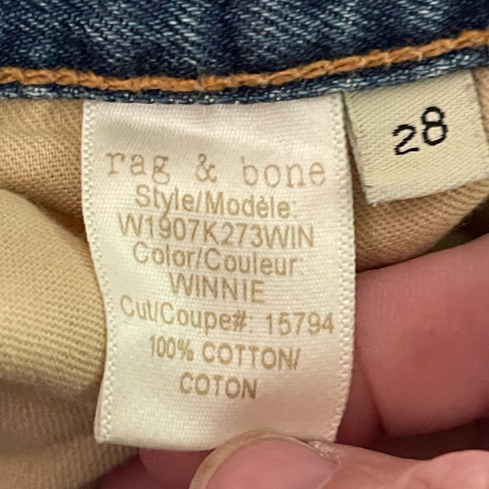 Rag & Bone “Winnie” Distressed Cut-Off Shorts Siz… - image 8